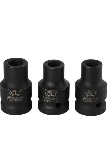 8mm 1 Adet Kısa Ağır Darbe Soketi Cr-Mo 6 Noktalı Hava Pnömatik Lokma Anahtar Kafa Metrik 8-41MM Elektrikli Darbeli Anahtar (Yurt Dışından)