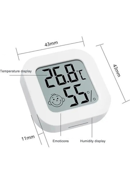 Santigrat Mini LCD Dijital Termometre Higrometre Kapalı Oda Elektronik Sıcaklık Nem Ölçer Sensörü Ölçer Hava Istasyonu Ev Için (Yurt Dışından) fırsatları