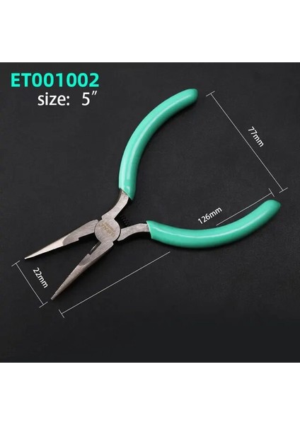 ET001002 Mini Pense Tel Kablo Kesici Mücevherat Pense Teşhis Bükülmüş Burun Dıy Pense Seti Çok Fonksiyonlu (Yurt Dışından)