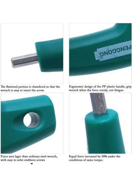 H6.0mm El Aleti 1.5/2/2.5/3/4/5/6/8mm Krom-Vanadiu Çelik Iç Altıgen Anahtar T Kolu Allen Altıgen Anahtar Anahtarı Anahtarı (Yurt Dışından) indirimleri