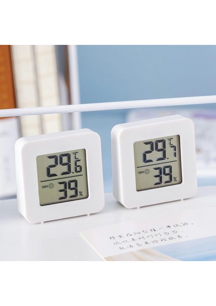 Beyaz LCD Dijital Termometre Higrometre Mini Termometre Sensörü Kapalı Oda Sıcaklığı Nem Ölçer Sensör Ölçer Hava Istasyonu (Yurt Dışından) fırsatları