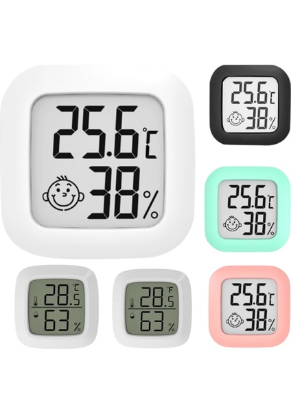Beyaz Mini LCD Dijital Termo-Higrometre Sıcaklık Ölçüm Cihazları Manyetik Emme ile Sıcaklık ve Nem Ölçer (Yurt Dışından) fiyatları
