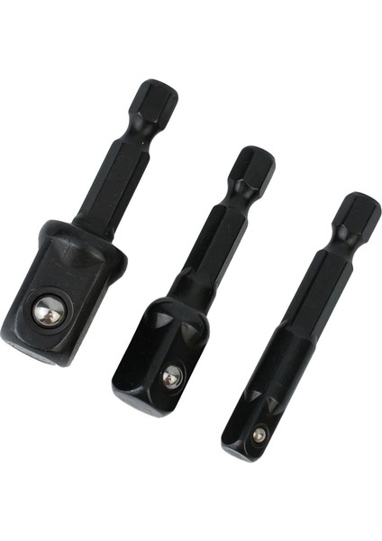 3 Adet Darbe Soket Adaptörleri Somun Sürücü Soketleri Hex Shank Uzantıları Tornavida Kolu Aracı 1/4 3/8 1/2 Inç (Yurt Dışından)