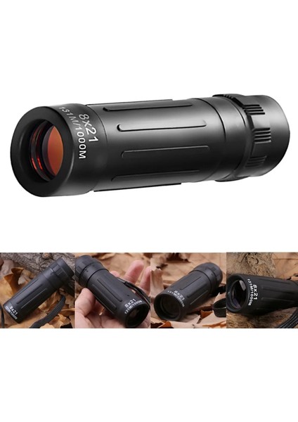 Süper Yüksek Güç 8X21 Taşınabilir Hd Optik Bak4 Gece Görüş Monoküler Teleskop Açık Kamp Yürüyüş Avcılık Çekim Ekipmanları (Yurt Dışından)