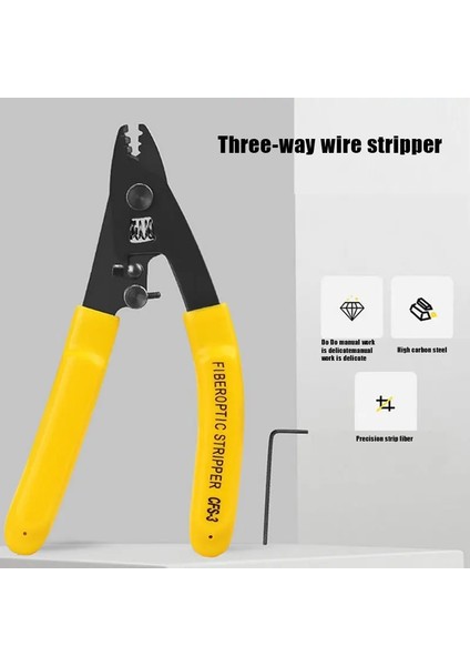 14.5cm Cfs-3 Üç Portlu Fiber Optik Striptizci Pense Tel Striptizci Ftth Araçları Için Optik Sıyırma Pense Aracı (Yurt Dışından) modelleri