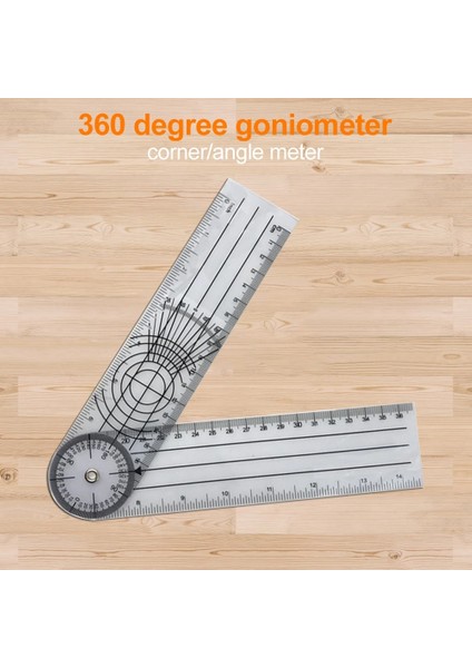360 Derece Gonyometre Profesyonel Ölçüm Cetveli Aşınmaya Dayanıklı Açı Bulucu Aksesuarları Dirsek Dizler Için Ortopedi Aracı (Yurt Dışından)