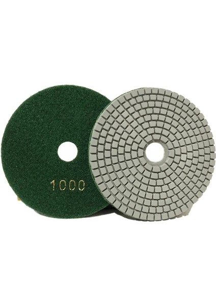 1000 Irmik 5 "125MM Kuru/ıslak Elmas Parlatma Pedleri Granit Mermer Taş Için Keskin Esnek Taşlama Diskleri 30/100/150/300/500/800/1000 Irmik (Yurt Dışından)