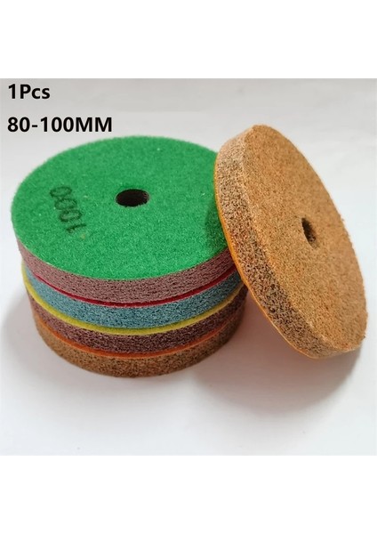 1000,1 Adet 3 Inç 3"/4"/5" 80MM-125MM Esnek Elmas Sünger Parlatma Pedi Mermer Kuvars Taş Çakıl Polimento Pedleri Parlatma Aletleri 1 Adet (Yurt Dışından)