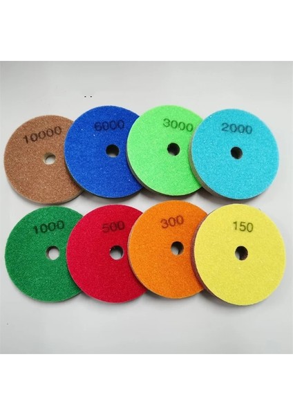 1000,1 Adet 3 Inç 3"/4"/5" 80MM-125MM Esnek Elmas Sünger Parlatma Pedi Mermer Kuvars Taş Çakıl Polimento Pedleri Parlatma Aletleri 1 Adet (Yurt Dışından)