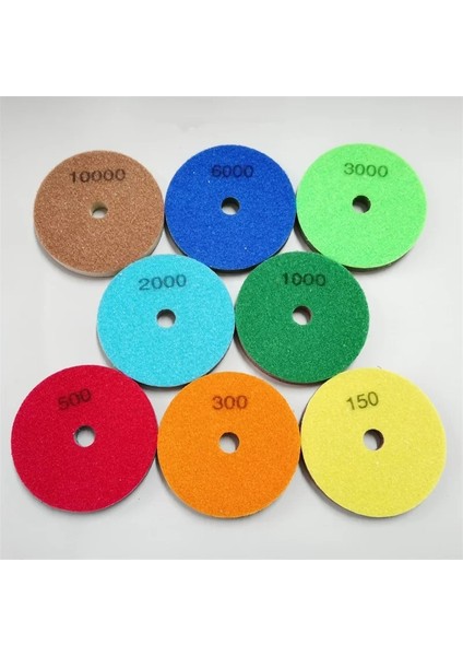 1000,1 Adet 3 Inç 3"/4"/5" 80MM-125MM Esnek Elmas Sünger Parlatma Pedi Mermer Kuvars Taş Çakıl Polimento Pedleri Parlatma Aletleri 1 Adet (Yurt Dışından)