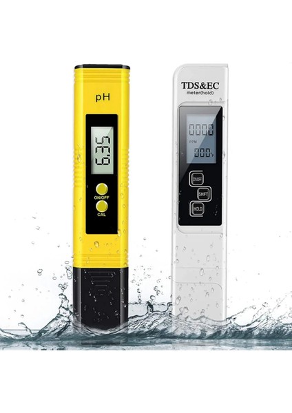 Sarı Yüksek Doğruluk Tds Metre Dijital Su Test Cihazı Dijital 0-14 Ph Ölçer Test Cihazı 0-9990PPM Tdsec LCD Su Saflığı Ppm Akvaryum Filtresi (Yurt Dışından) fırsatları