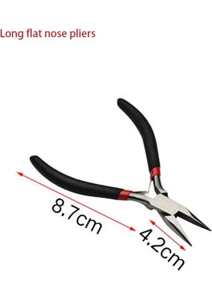 I 4.5/5 Inç Uzun Kargaburun Mini Araçları Hafif Çok Fonksiyonlu Ağırlık Takı Yapımı Yuvarlak Düz Uzun Burun Bükülmüş Kargaburun (Yurt Dışından)