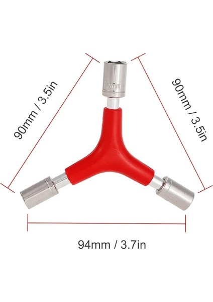 2 Adet Y Tipi Bisiklet 4-5-6 8-9-10MM Üçgen Altıgen Anahtar Vida Anahtarı Anahtarı Fpv Quadcopter Pervane Rc Araçları Bisiklet Tamir Edc (Yurt Dışından)