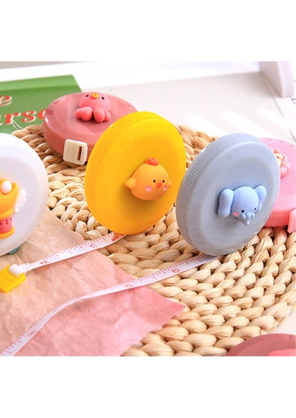 Style-7 150 CM/60IN Karikatür Mini Mezura Çift Taraflı Ölçekli Geri Çekilebilir Cetvel Otomatik Teleskopik Rulo Dikiş Ölçümleri Aracı (Yurt Dışından) indirimleri