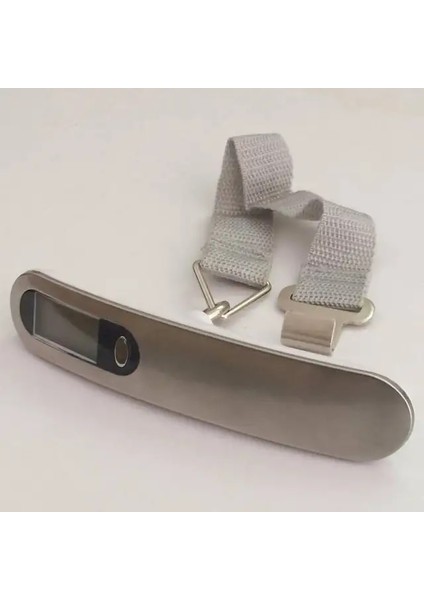 01 LCD Dijital Bagaj Ölçeği 50 kg Taşınabilir Elektronik Tartı Ağırlık Dengesi Bavul Seyahat Çantası Asılı Steelyard Kanca Balıkçı Terazisi (Yurt Dışından)