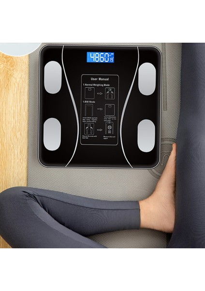 Beyaz Bluetooth Uyumlu Elektronik Tartı Vücut Dijital Akıllı Ev Tartı Ev Insan Sağlığı Yağ Ölçüm Ölçeği (Yurt Dışından) modelleri