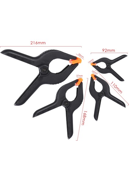 Stil 1 3 Inç 1 Pc 3/4/6/9 Inç Ağaç Işleme Kavrama Yaylı Klip Siyah Plastik Naylon Geçiş Kelepçeleri Arka Plan Maşa Dıy El Aletleri Grampo Klemmen (Yurt Dışından) fiyatları