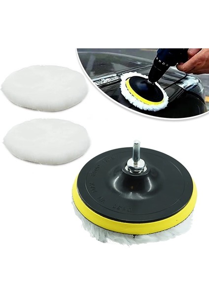 4 Inç 6 Adet 3/4/5/6/7 Inç Parlatma Kiti Parlatma Pedi Araba Ağda Sünger Disk Yün Tekerlek Oto Boya Bakım Parlatıcı Pedleri Araba Gadget (Yurt Dışından) fiyatları