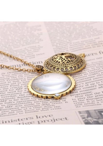 Stil 4 Vintage Zincir Büyüteç Sıcak Kolye Kolye Büyükanne Hediye Metal Antika Büyüteç (Yurt Dışından) fırsatları