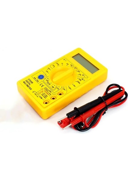 Turuncu DT830B Ac/dc LCD Dijital Multimetre 750/1000 V Voltmetre Ampermetre Ohm Test Cihazı Gerilim Ölçer El Metre Dijital Multimetre (Yurt Dışından)