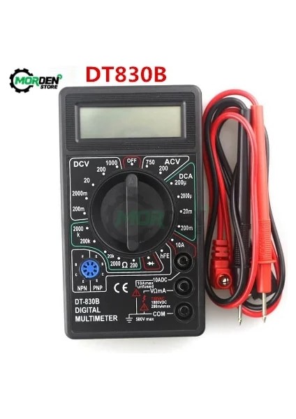 Turuncu DT830B Ac/dc LCD Dijital Multimetre 750/1000 V Voltmetre Ampermetre Ohm Test Cihazı Gerilim Ölçer El Metre Dijital Multimetre (Yurt Dışından) fiyatları