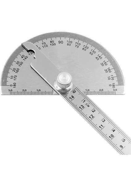 1 Adet 100MM 100,145,150MM Paslanmaz Çelik 180 Iletki Açı Ölçer Ölçüm Cetveli Döner Mekanik Alet Cetvel Iletki (Yurt Dışından) indirimleri