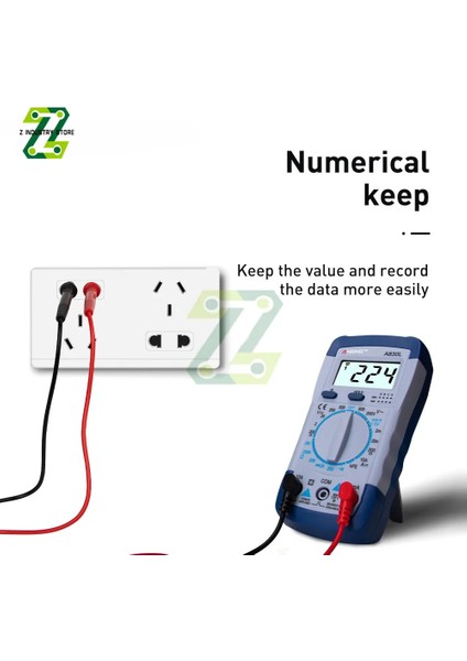 Sarı 1 A830L LCD Dijital Multimetre Ac Dc Gerilim Diyot Frekans Multitester Akım Test Cihazı Buzzer Fonksiyonlu Aydınlık Ekran (Yurt Dışından)