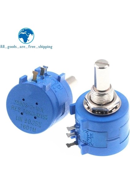 50K Ohm 3590S Çok Turlu Potansiyometre 500 1k 2k 5k 10K 20K 50K 100K Ohm Potansiyometre Ayarlanabilir Direnç 3590 102 202 502 103 (Yurt Dışından)