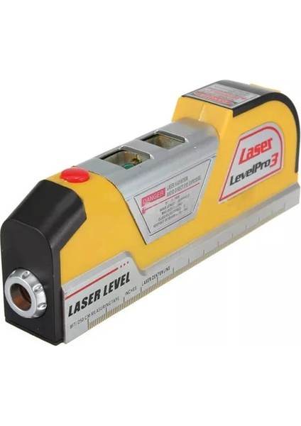 Gri 4'ü 1 Arada Tripod Çapraz Projeler ile Doğru Çok Amaçlı Lazer Seviye Kolu Yatay Dikey Lazer Işık Huzmesi Ölçü Bandı (Yurt Dışından)