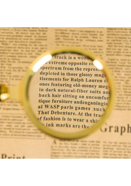 10X Taşınabilir 10 x Sahte Ahşap Saplı El Büyüteç Büyüteç Büyüteç 60 Mm/2.36 In Okuma Ev Aletleri (Yurt Dışından)