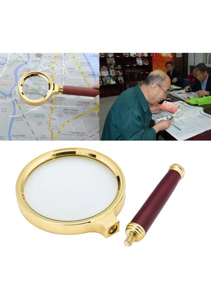 10X Taşınabilir 10 x Sahte Ahşap Saplı El Büyüteç Büyüteç Büyüteç 60 Mm/2.36 In Okuma Ev Aletleri (Yurt Dışından) modelleri