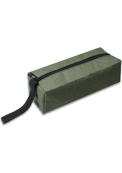 Koyu Gri 250X85X70MM 1 Adet El Alet Çantası Küçük Vidalar Çiviler Matkap Ucu Metal Parçalar Alet Çantası Su Geçirmez Kanvas Alet Çantası Organizatör (Yurt Dışından)