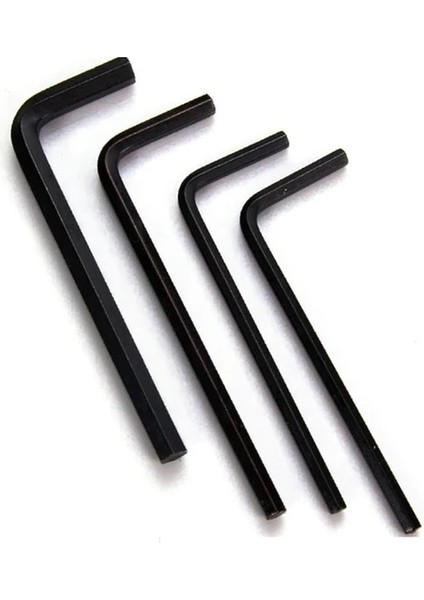 Siyah 4MMX21X57 1 Adet 0.9 1.27 1.5 2 2.5 3 4 5 6 8mm Metrik Allen Nikel Kaplama Altıgen Anahtar Seti Tükenmez Uçlu Uzun Kol Altıgen Anahtar Anahtarı (Yurt Dışından)