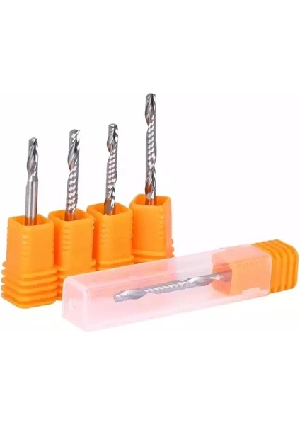 5X17 1 Adet 5A Tek Flüt Up Spiral Kesici Cnc End Mill Karbür Yönlendirici Bit Akrilik Pvc Mdf Freze Kesicisi Aaaaa Kalite (Yurt Dışından)