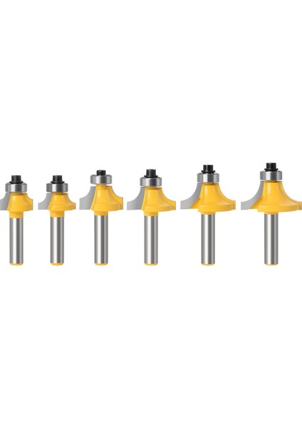 8X25.4 1 Adet 8mm Köşe Yuvarlak Yönlendirici Bit Ahşap Ağaç Işleme Aleti Için Rulman ile Tungsten Karbür Freze Kesicisi (Yurt Dışından)