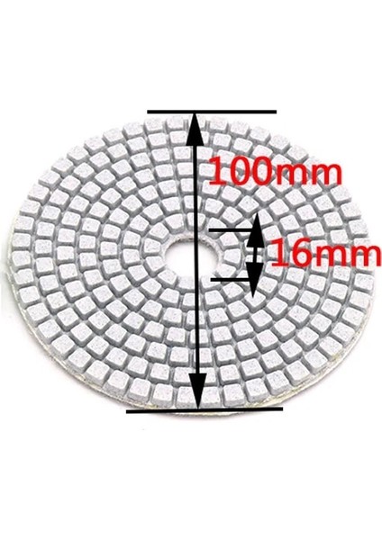 3000 1 Adet Elmas Parlatma Pedleri 4 Inç Islak/kuru Granit Taş Beton Mermer Parlatma Kullanımı Taşlama Diskleri Seti (Yurt Dışından) modelleri