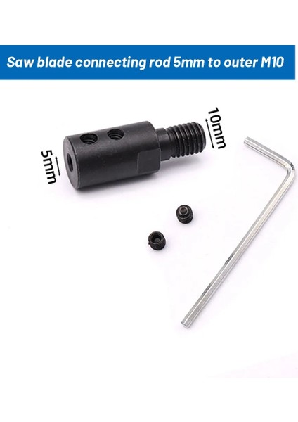 8mm 1 Takım M10 Adaptör Burç Testere Bıçağı Biyel Mili Bağlantı Eklemleri Kaplin Chuck Adaptörü 5-14MM Açı Öğütücü Aksesuarı (Yurt Dışından) fiyatları