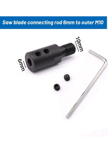 8mm 1 Takım M10 Adaptör Burç Testere Bıçağı Biyel Mili Bağlantı Eklemleri Kaplin Chuck Adaptörü 5-14MM Açı Öğütücü Aksesuarı (Yurt Dışından) fırsatları