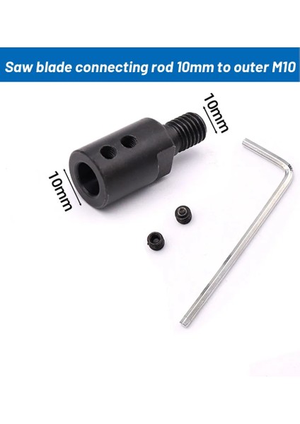 8mm 1 Takım M10 Adaptör Burç Testere Bıçağı Biyel Mili Bağlantı Eklemleri Kaplin Chuck Adaptörü 5-14MM Açı Öğütücü Aksesuarı (Yurt Dışından) indirimleri