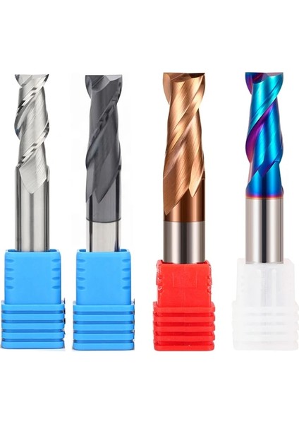 6X6DX50L-2F, 1 Adet HRC50 Alüminyum HRC50 HRC55 HRC65 Karbür Uçlu Değirmen 2 Flüt Parmak Freze Freze Kesici Alaşım Kaplama Tungsten Çelik Kesme Aleti Cnc Işleme Frezeler (Yurt Dışından)