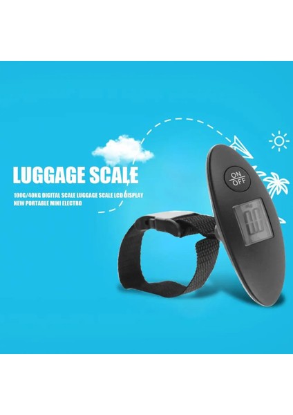 100G/40KG Dijital Ölçekli LCD Ekran Taşınabilir Mini Elektronik Bagaj Ölçeği Ağırlık Dengesi Bavul Seyahat Asılı Çelikhane Kanca (Yurt Dışından) fırsatları