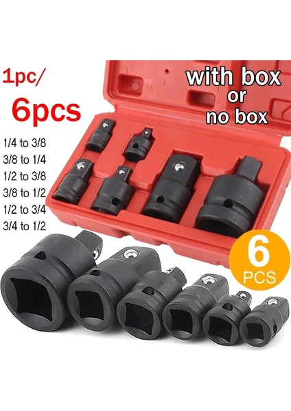 38TO12 Soket Dönüştürücü Adaptör Redüktör Seti 1/2 Ila 3/8 3/8 Ila 1/4 3/4 Ila 1/2 Darbe Soket Adaptörü Araba Bisiklet Için Garaj Tamir Aracı (Yurt Dışından) fırsatları