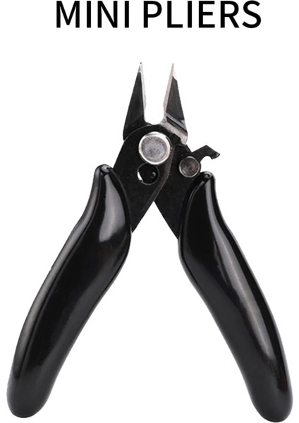 Siyah Elektronik Pense Yan Dilimleme Makası Çelik Dıy Mini Çapraz Pense Takı Teli Kablo Dilimleme Manuel Yuvarlak Pense Kesici (Yurt Dışından) modelleri