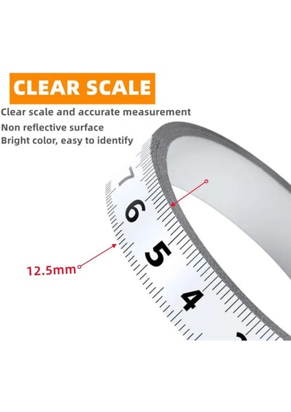 Ileri - Sarı 1m Kendinden Yapışkanlı Mezura Paslanmaz Çelik Tezgah Cetveli Yapışkan Destekli Mezura Metrik Terazi Paslanmaz Dayanıklı Dayanıklı Cetvel (Yurt Dışından) modelleri