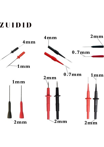 4mm Test Terminali Ab Standardı, Diğer Seçilen Yüksek Kaliteli Multimetre Test Kabloları Prob Seti Ic Test Kanca Araç Bakım Test Araçları (Yurt Dışından) fiyatları
