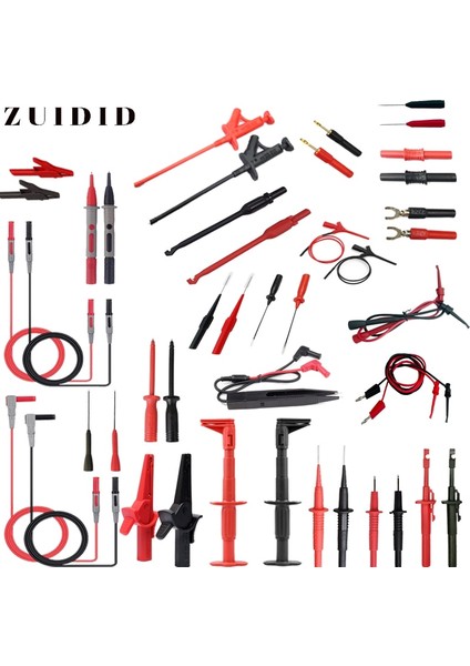 4mm Test Terminali Ab Standardı, Diğer Seçilen Yüksek Kaliteli Multimetre Test Kabloları Prob Seti Ic Test Kanca Araç Bakım Test Araçları (Yurt Dışından) modelleri