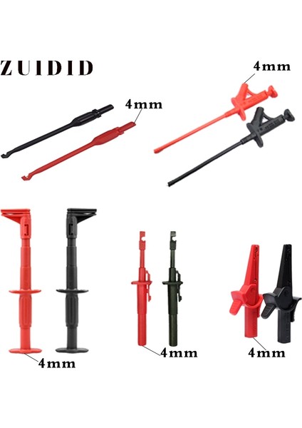 4mm Test Terminali Ab Standardı, Diğer Seçilen Yüksek Kaliteli Multimetre Test Kabloları Prob Seti Ic Test Kanca Araç Bakım Test Araçları (Yurt Dışından) fırsatları
