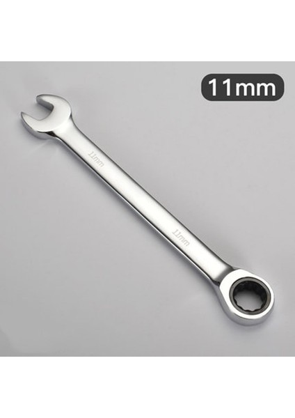 11MM Cırcır Kombinasyonu Metrik Anahtar Diş Dişli Halkası Tork ve Soket Anahtarı Somun Araçları Onarım Için Bir Anahtar Seti (Yurt Dışından)