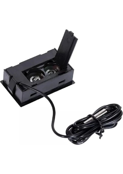 Wireless-Black-1 Vastar Mini Dijital LCD Iç Mekan Uygun Sıcaklık Sensörü Nem Ölçer Termometre Higrometre Ölçer (Yurt Dışından)