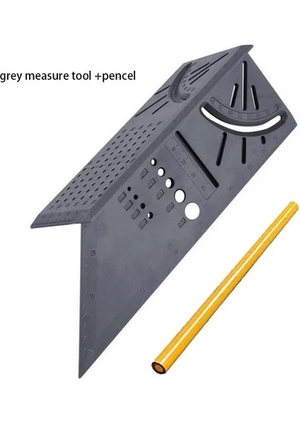 D Ağaç Işleme 3D Gönye Açısı Ölçme Kare Boyutu Ölçü Aracı Ölçer Cetvel Araçları Metrik Ölçer Ölçme Ölçer Ölçü Aracı (Yurt Dışından)